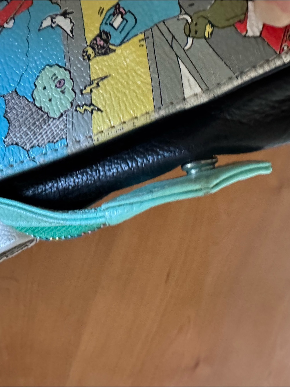 Min & Mon Multicolor 'Creatures of the Future' Graphic Satchel - Picture 8 of 8